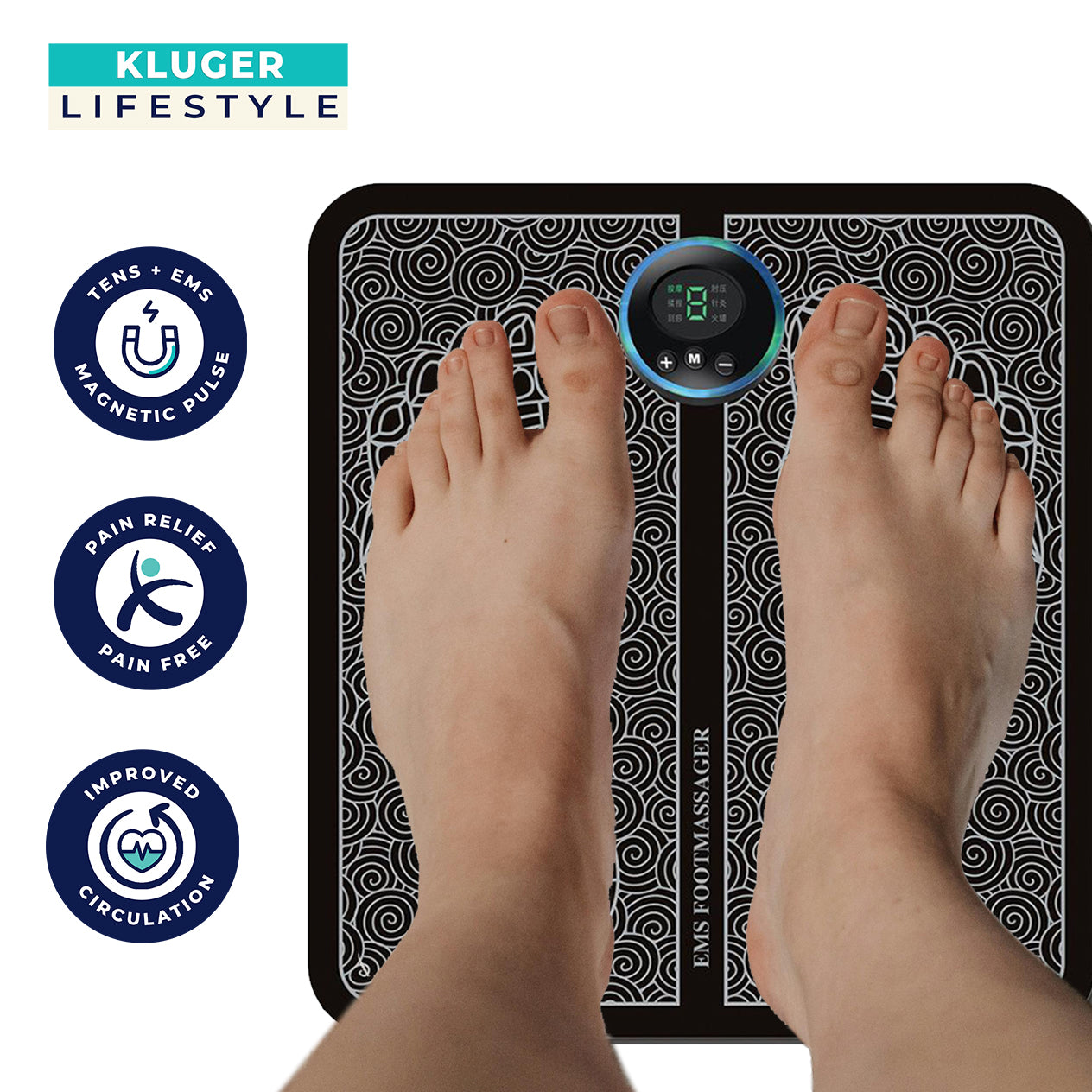 Kluger FootEase - EMS TENS Foot Massager